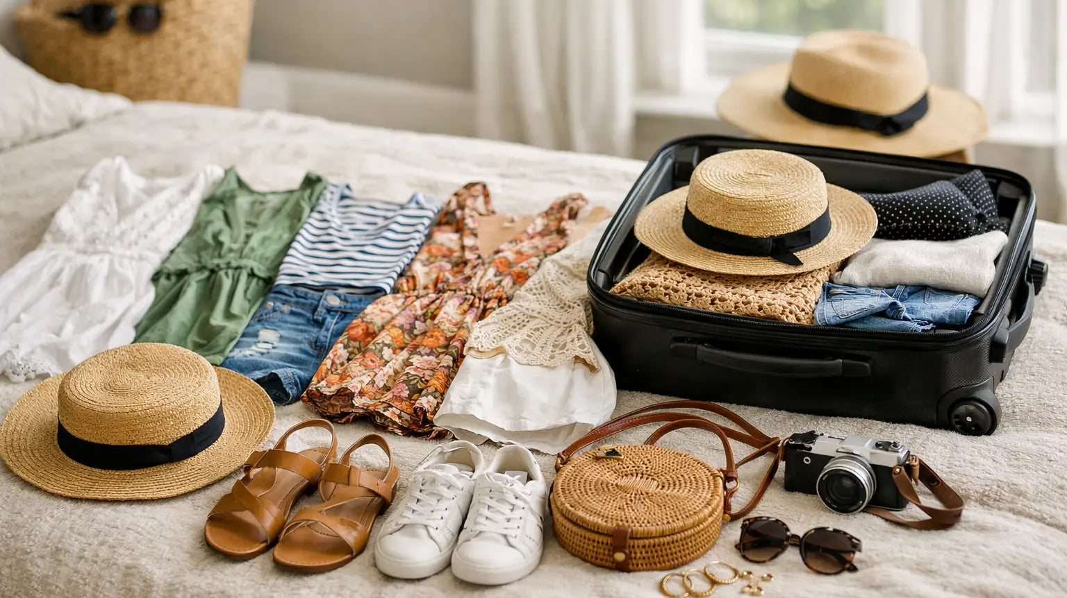 Vacation Outfit Packing Example for 7 Stylish Days