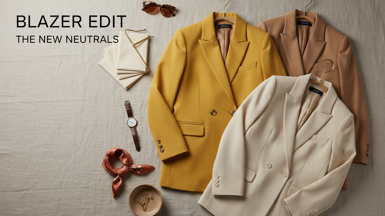 Blazer Color Guide: Yellow, Beige & Cream