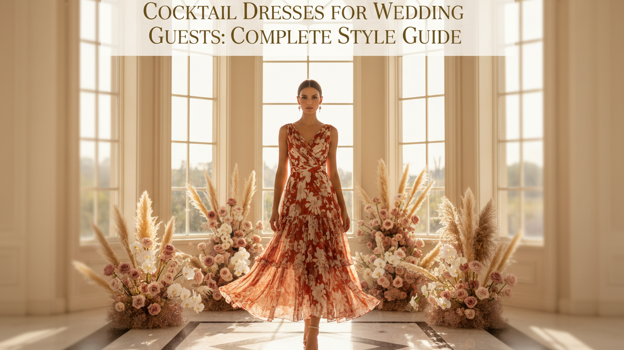 Cocktail Dresses for Wedding Guests The Complete Style Guide