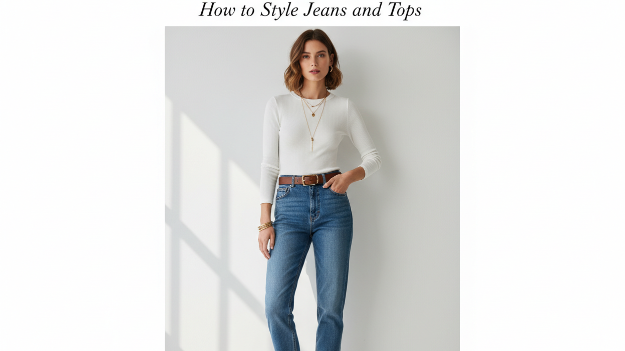 Denim Outfit Ideas: How to Style Jeans and Tops