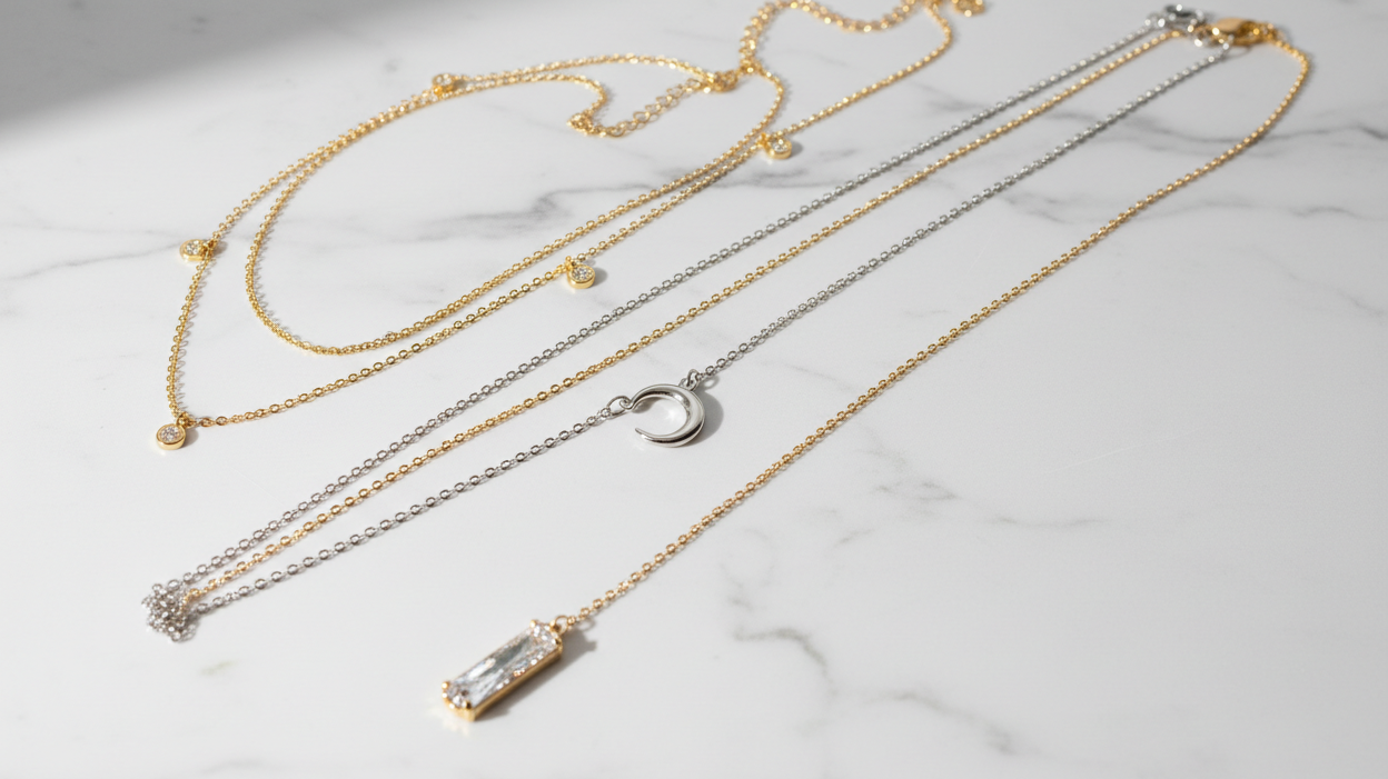 How to Layer Necklaces Without Tangling
