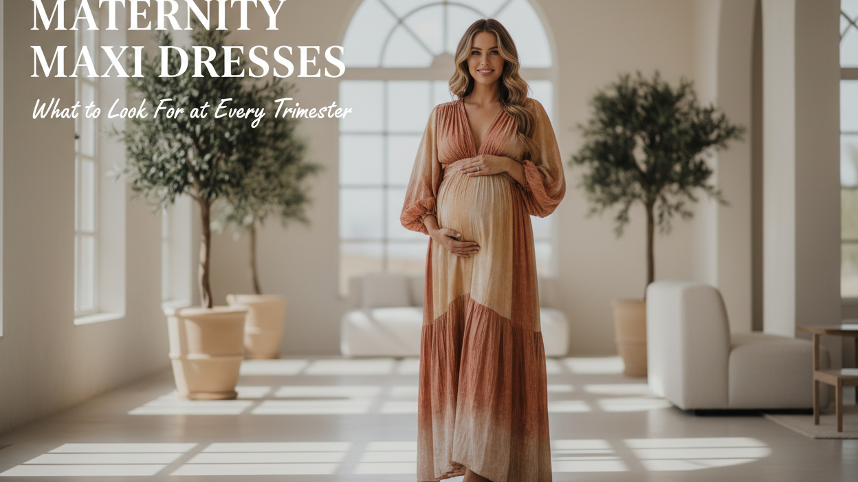 Maternity Maxi Dresses: What to Look For at Every Trimester