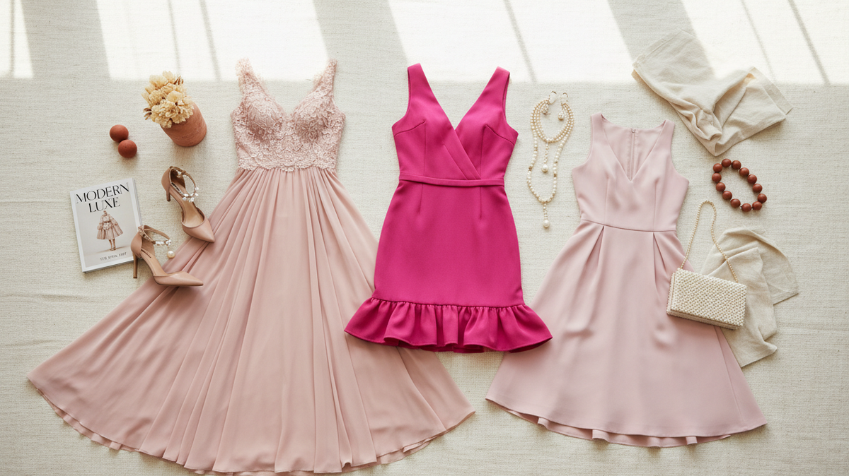 Pink Cocktail Dresses: Blush, Hot Pink and Pastel Styling Guide