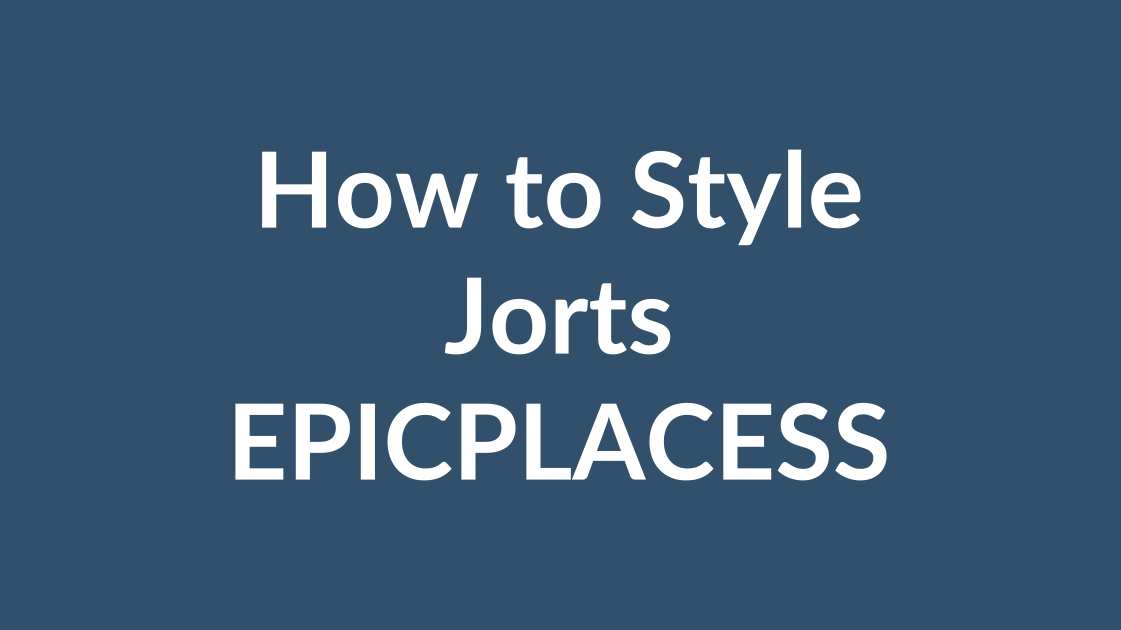 How to style jorts and denim shorts by Epicplacess
