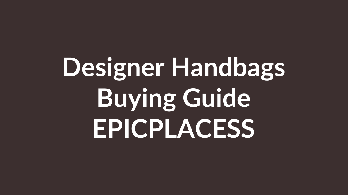 Women's designer handbags buying guide by Epicplacess