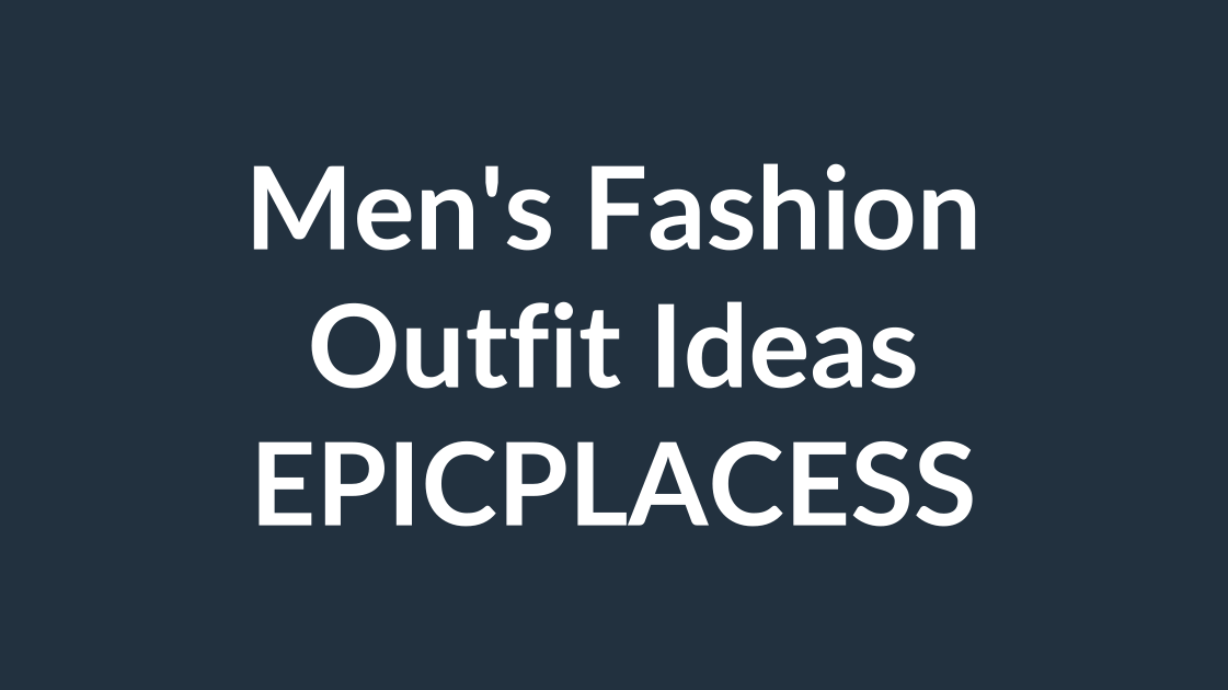 Men's fashion outfit ideas with denim shirts and streetwear by Epicplacess