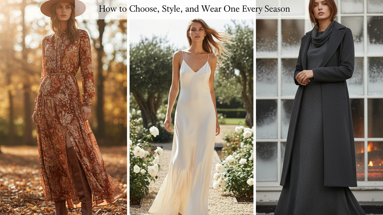 The Ultimate Maxi Dress Guide: How to Choose, Style, and Wear One Every Season