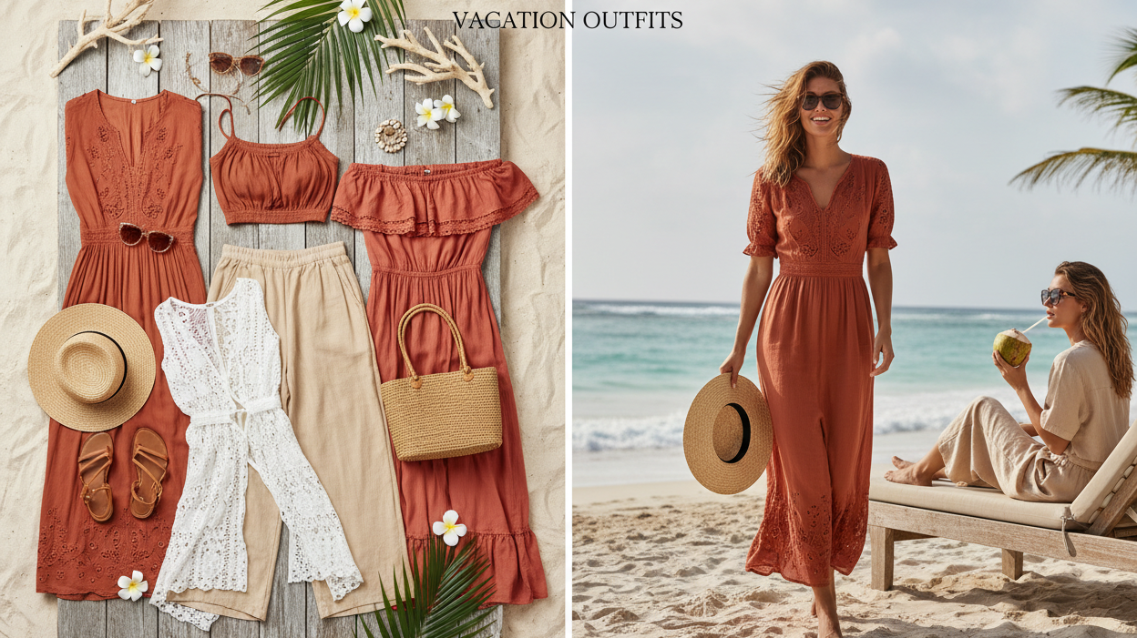 Vacation Outfits for Women: Dresses, Sets and Resort Looks