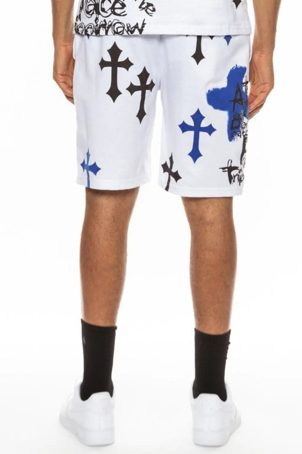 Weiv Chrome Cross Skull Shorts - Epicplacess
