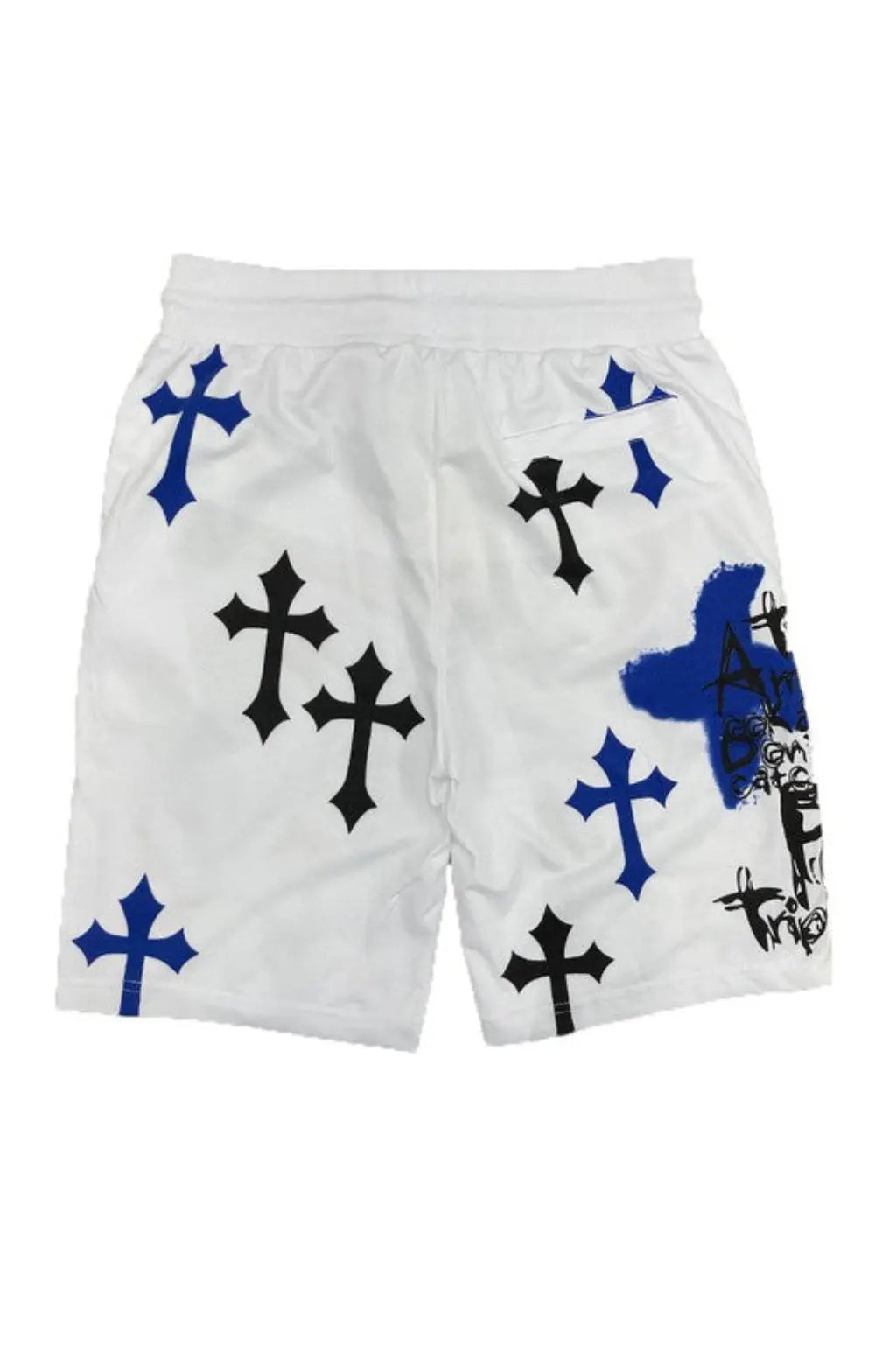 Weiv Chrome Cross Skull Shorts - Epicplacess