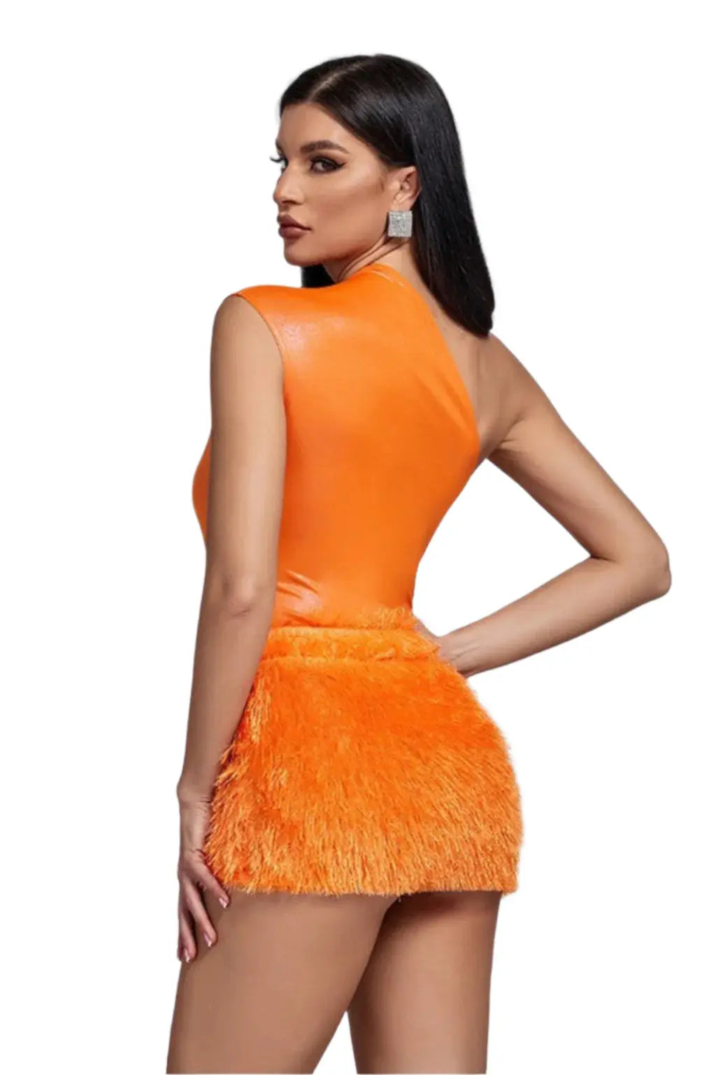 Mini Bubble Skirt Slant Out With Rosette Skirts - Epicplacess