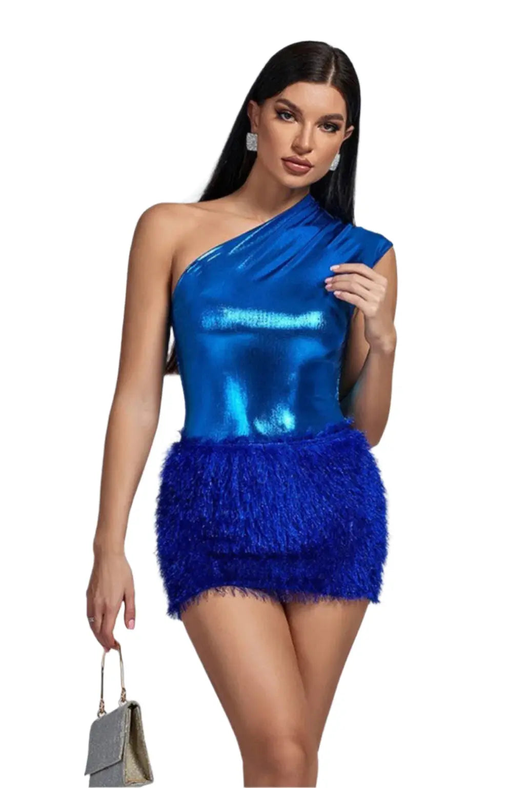 Mini Bubble Skirt Slant Out With Rosette Skirts - Epicplacess