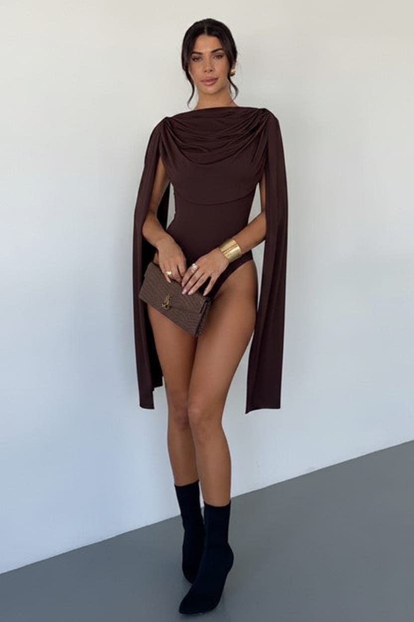 Brown bodysuit side view - Epicplacess