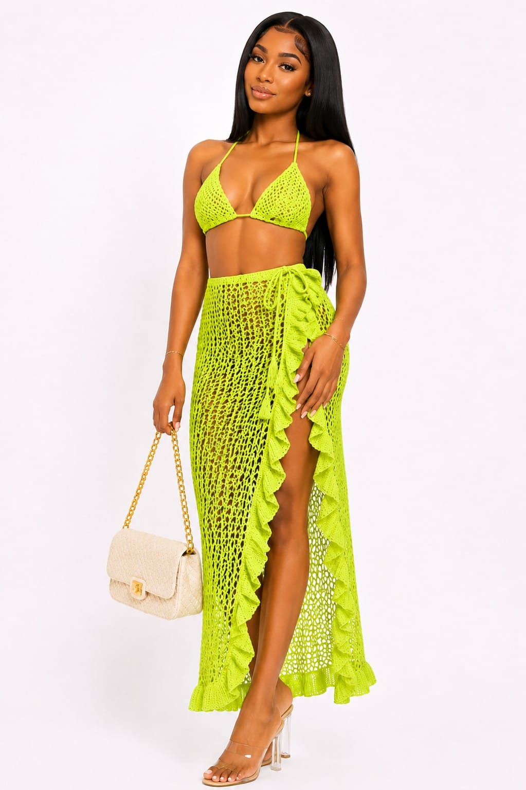 Lime skirt set - Epicplacess