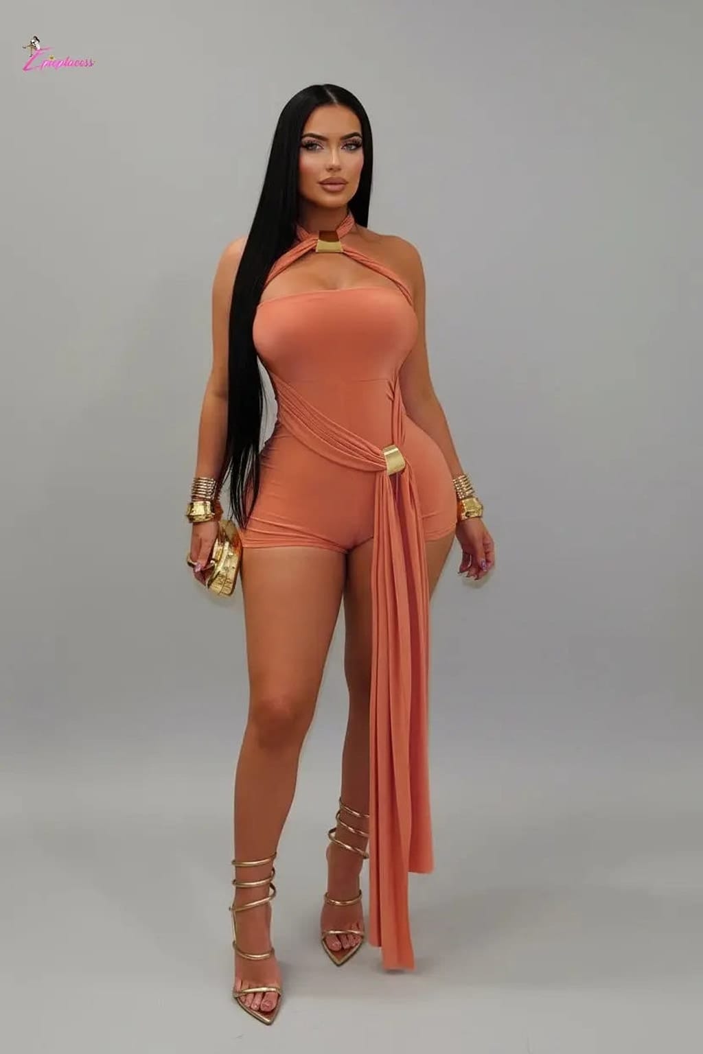 Gold hardware romper - Epicplacess