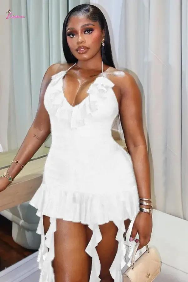 Fringe mini dress close detail - Epicplacess