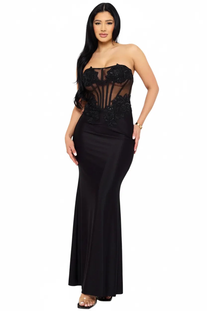 Gown dress front view - Epicplacess