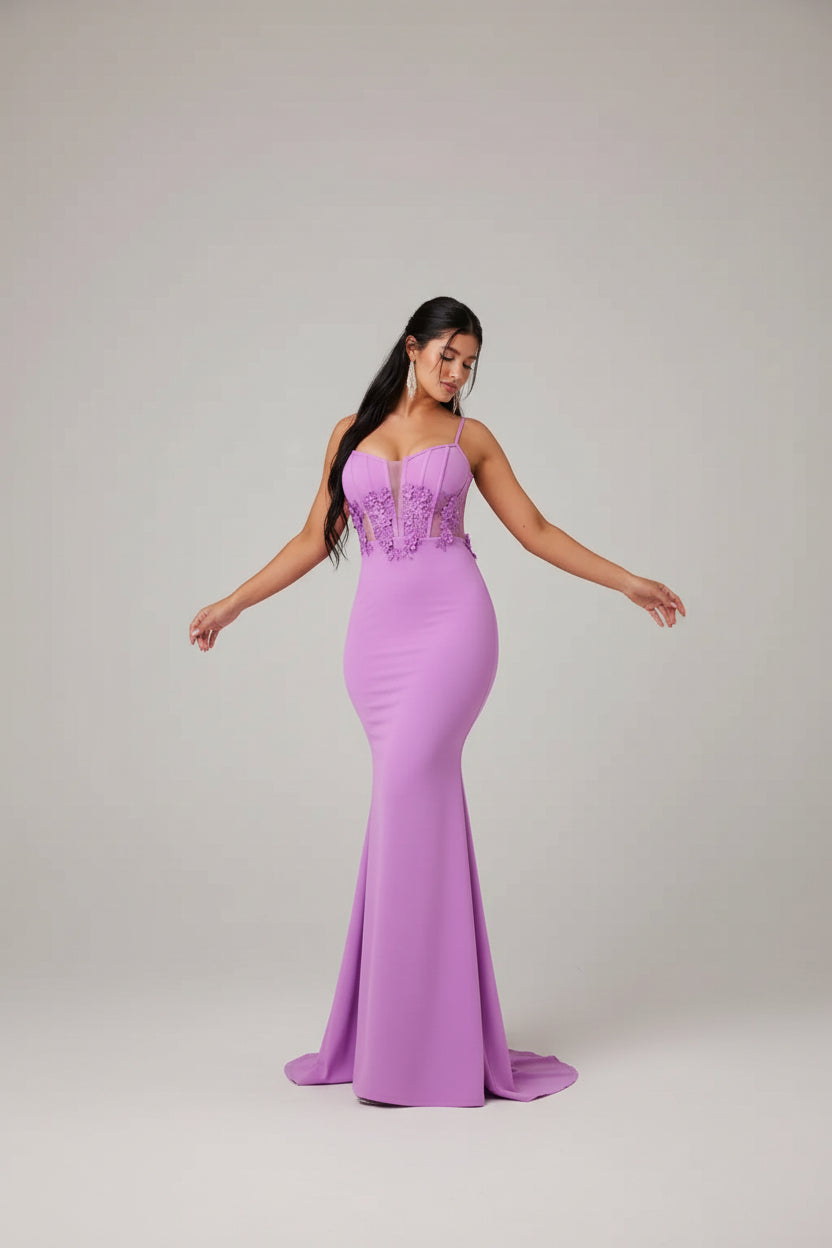 Bead On Flower Embellished Gown maxi dress - Epicplacess