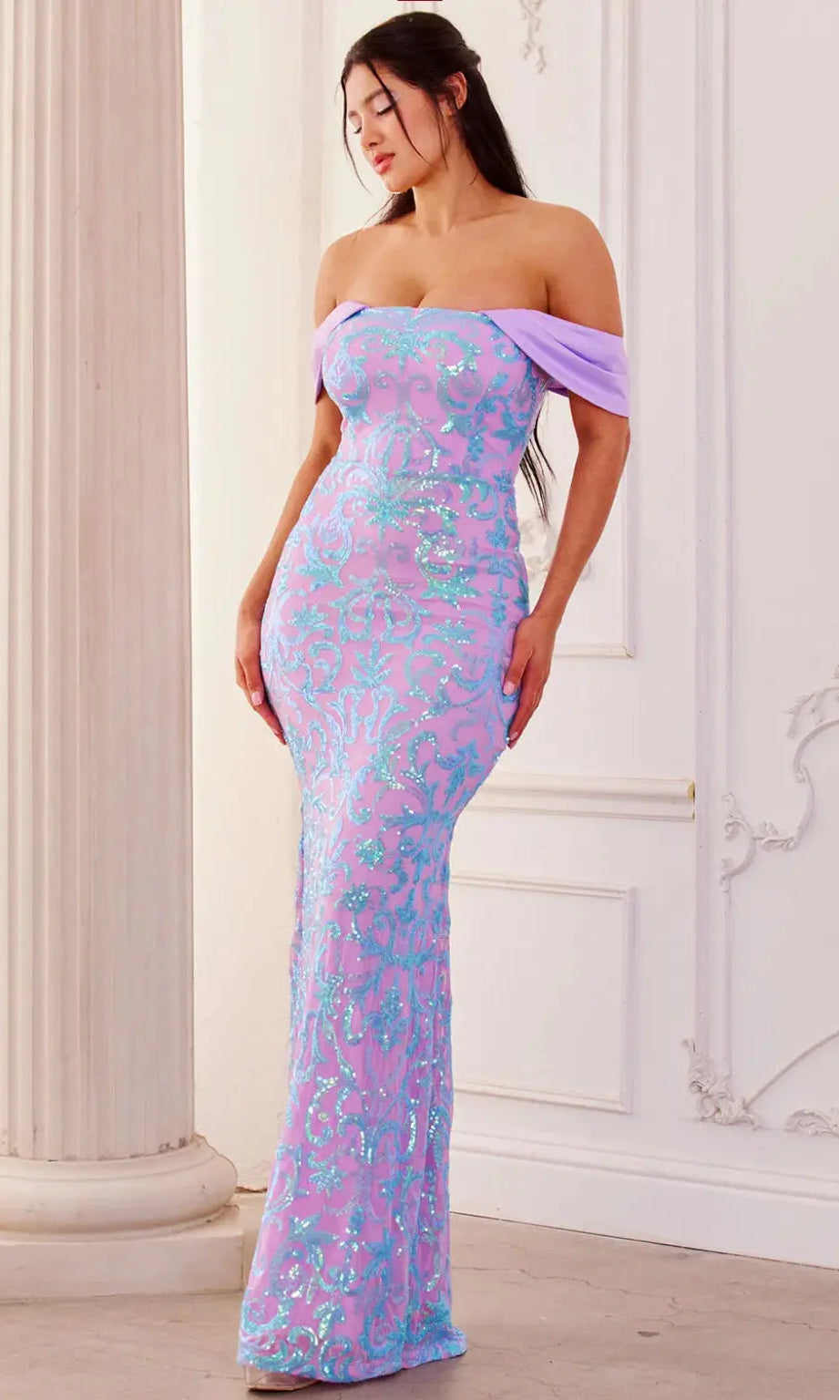 Pattern Alora Sequin Maxi Dress - Epicplacess