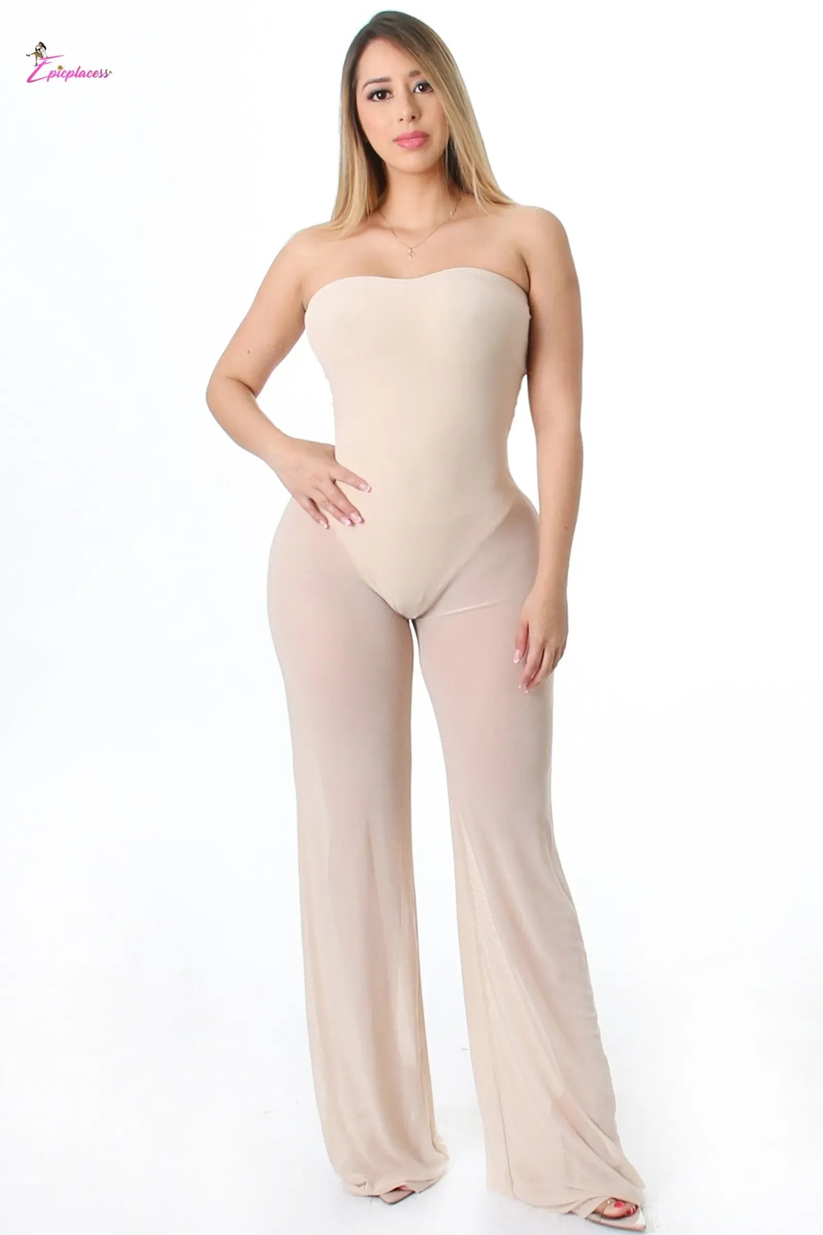Black jumpsuit front view - Epicplacess