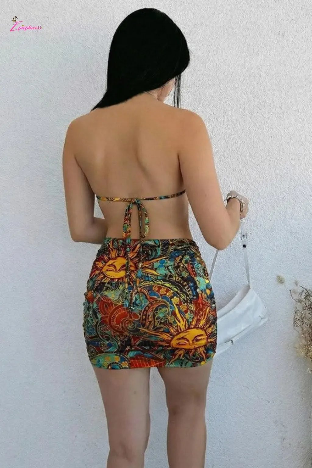 Floral mini dress detail - Epicplacess