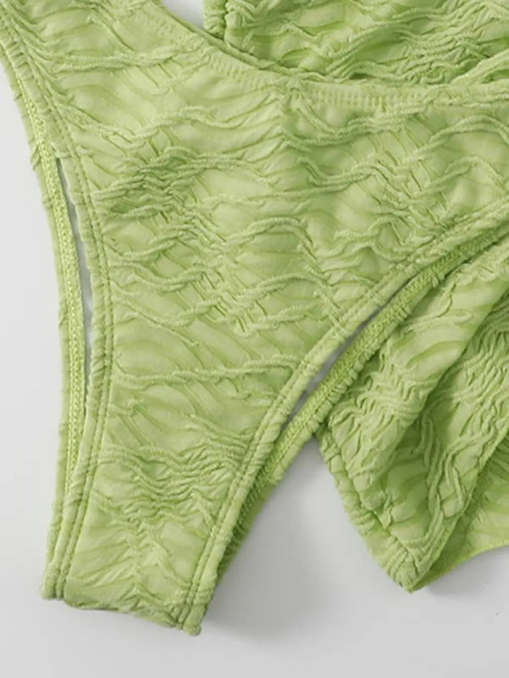 Sarong Bandeau 3 Piece Bikini Sunsuit - Epicplacess