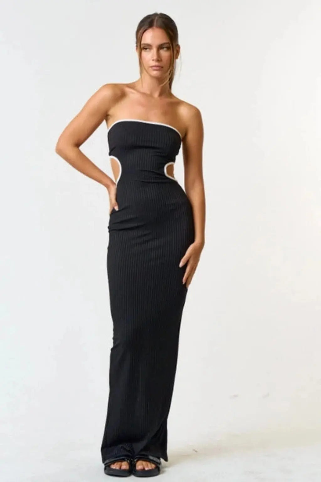 Let's Go Out Long Maxi Dress Black Dress Epicplacess Black M