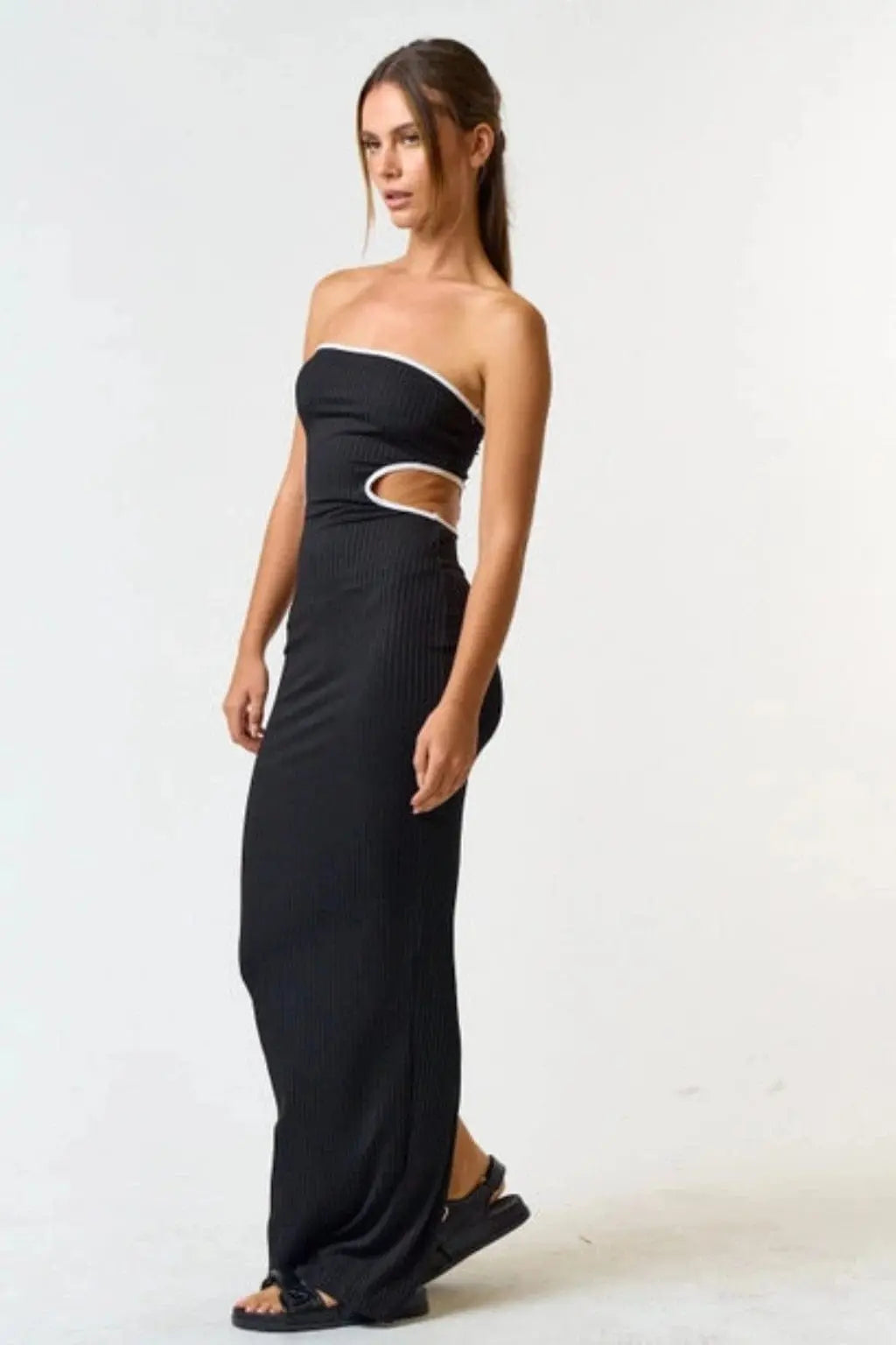 Let's Go Out Long Maxi Dress Black Dress Epicplacess Black L