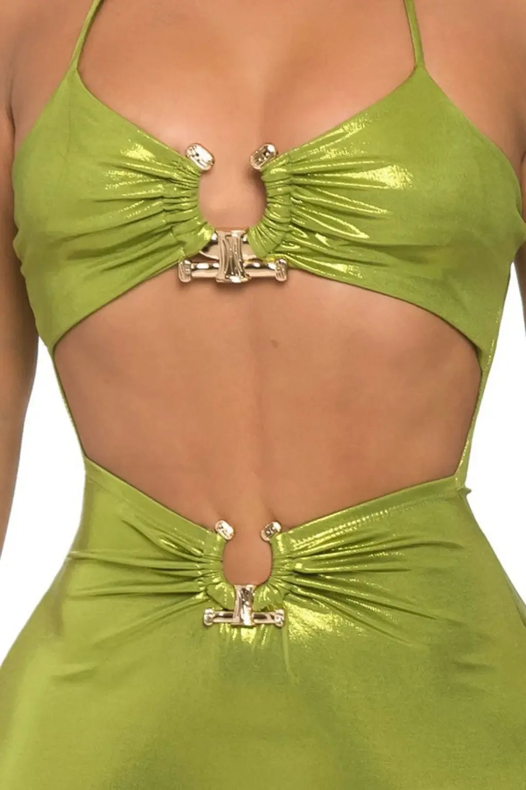 Green dress back view - Epicplacess