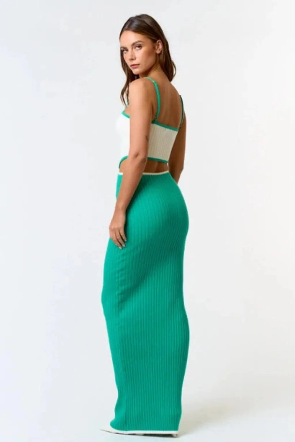 Forward Sweater Maxi Dress-Orange - Epicplacess