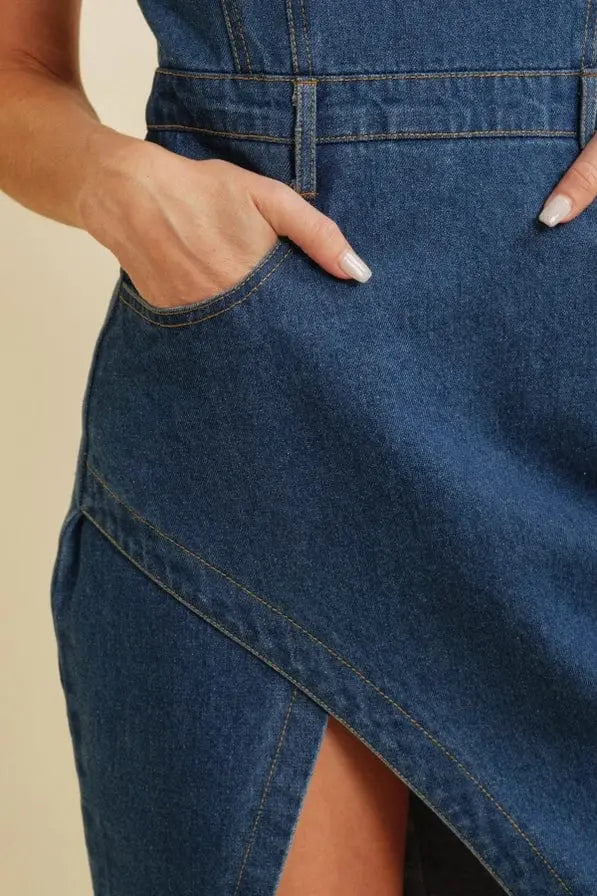 Kyle's Killer Women's Denim Maxi Dress - Epicplacess