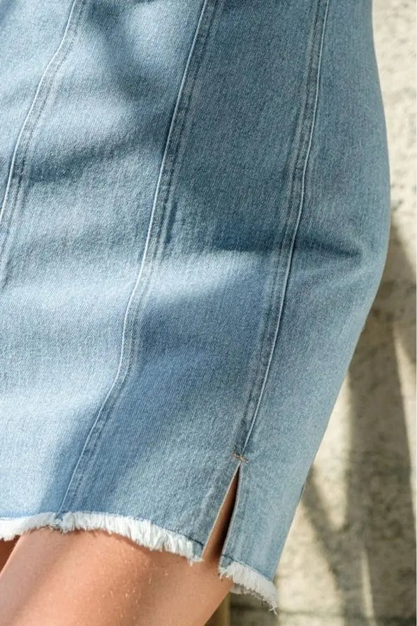 Rebel Heart Women's Denim Mini Dress Dress Epicplacess