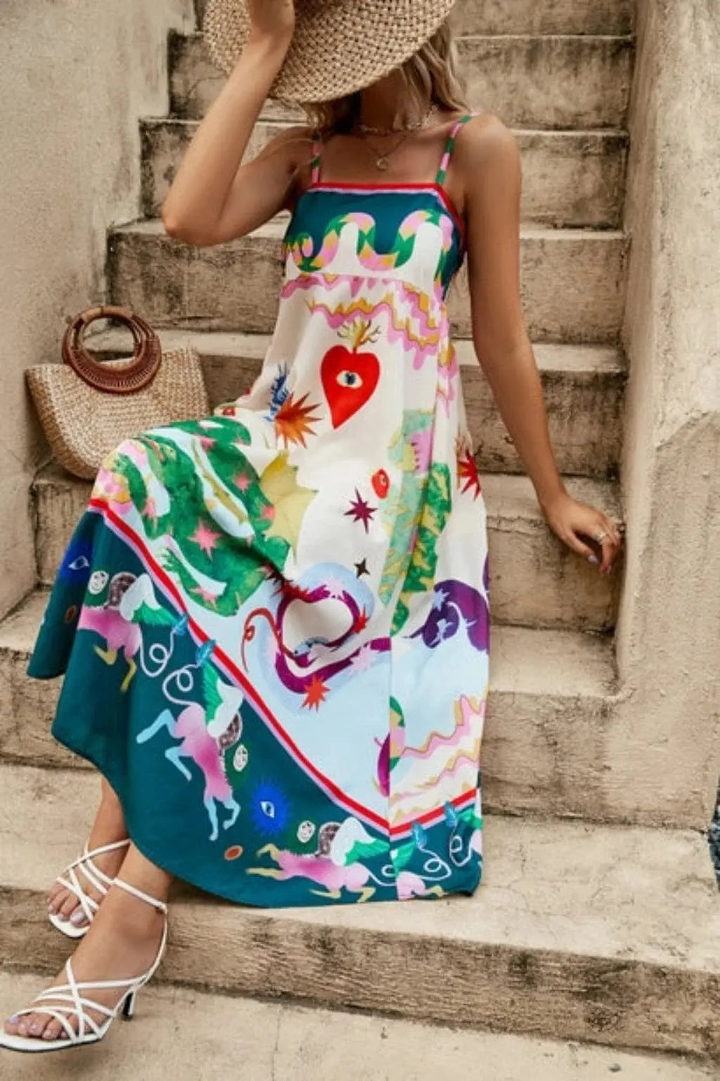 Wonderland Pink Dress Dress Epicplacess Pink L