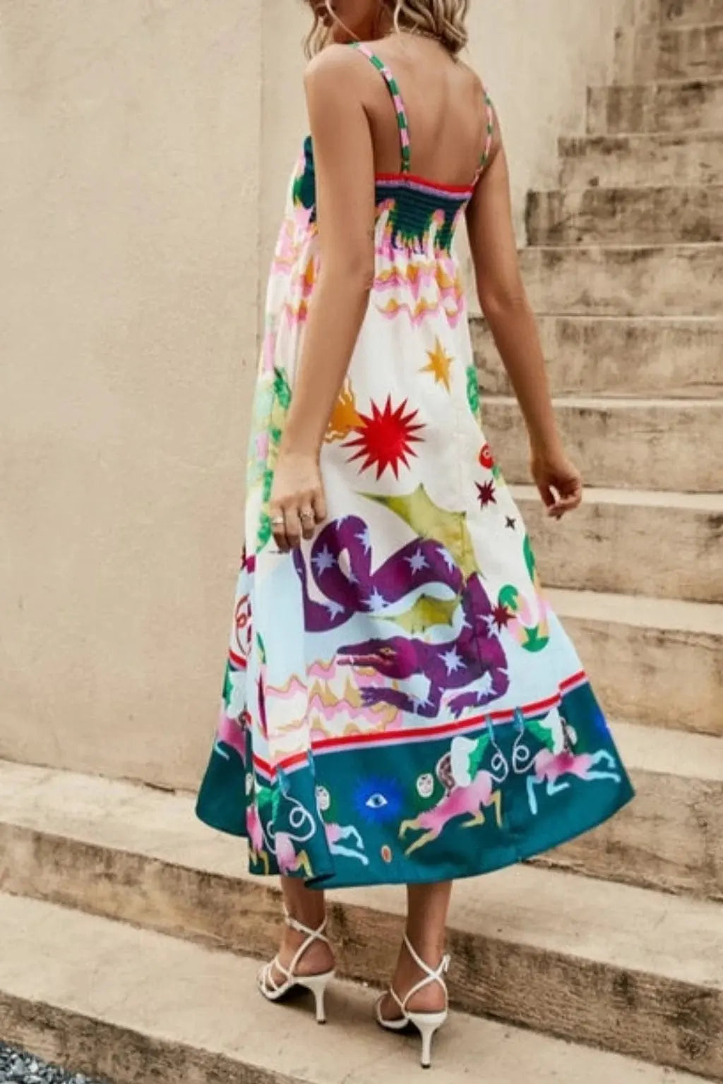 Wonderland Pink Dress Dress Epicplacess Pink S