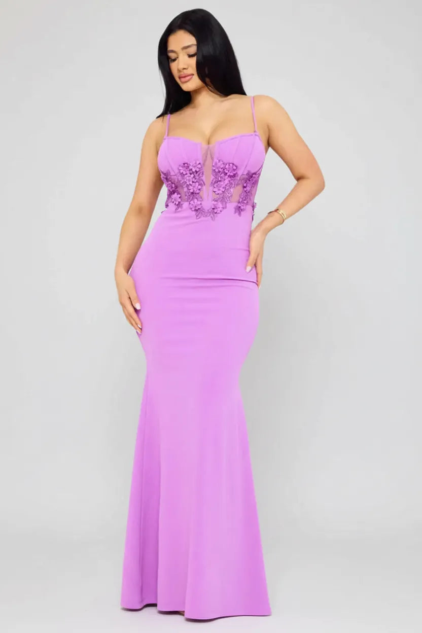 Flower gown front view - Epicplacess
