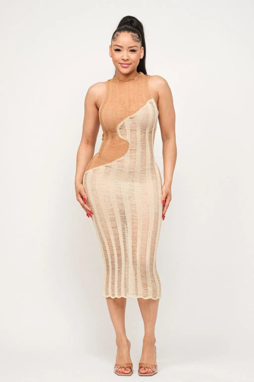 Beach Cover Up Dresses Maxi Brown - Epicplacess