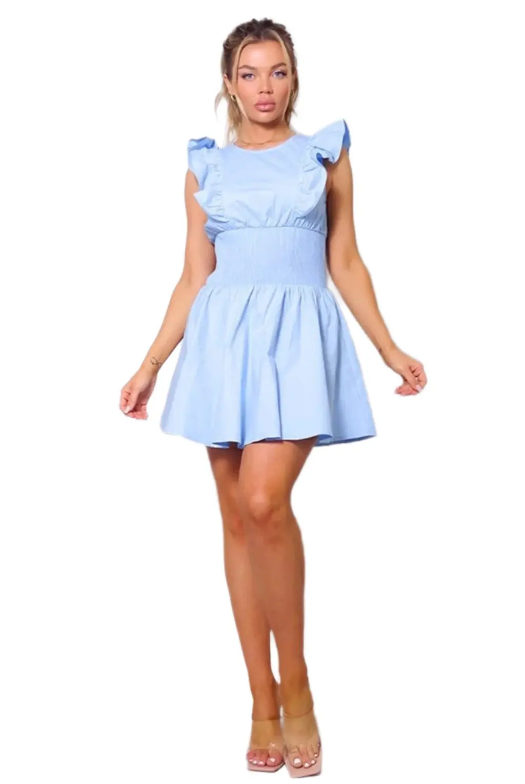 Carolina Ruffled Mini Dress Dress Epicplacess