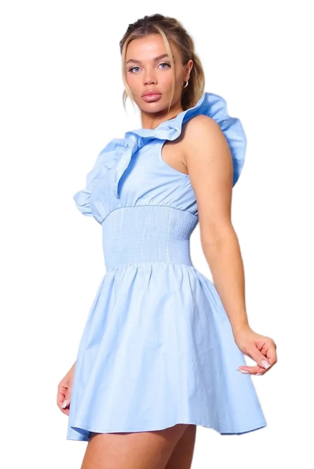 Carolina Ruffled Mini Dress Dress Epicplacess