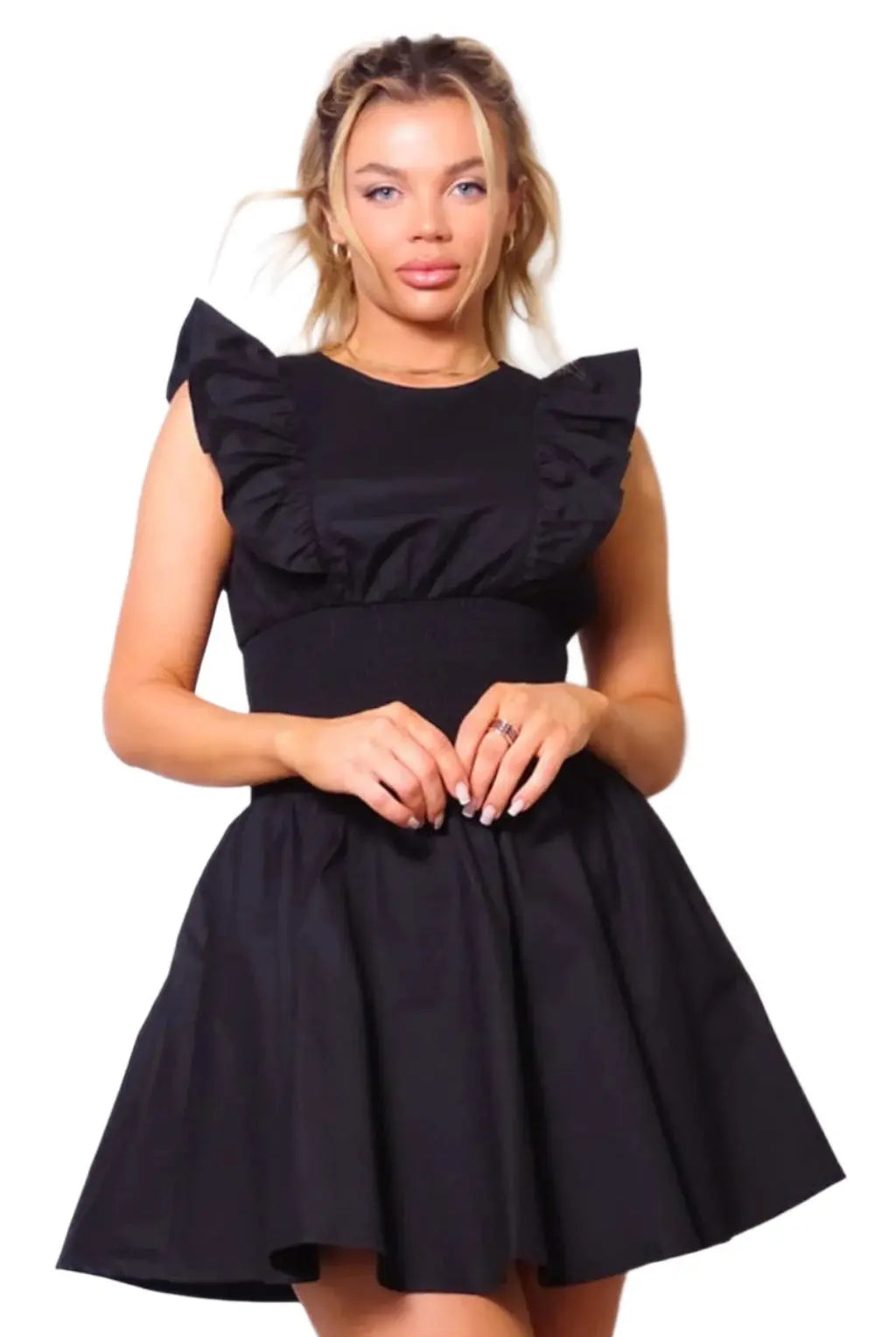 Carolina Ruffled Mini Dress Dress Epicplacess