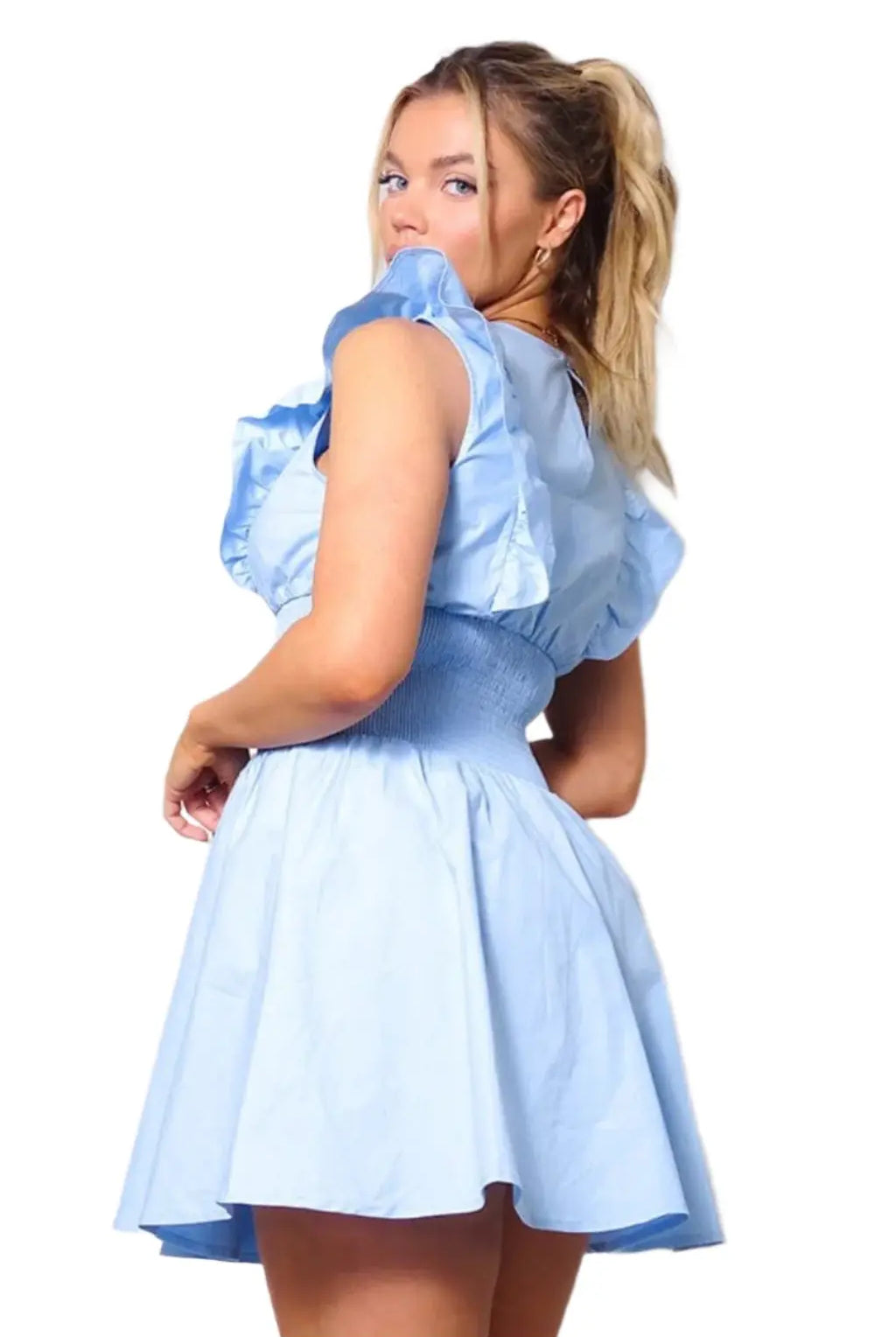 Carolina Ruffled Mini Dress Dress Epicplacess
