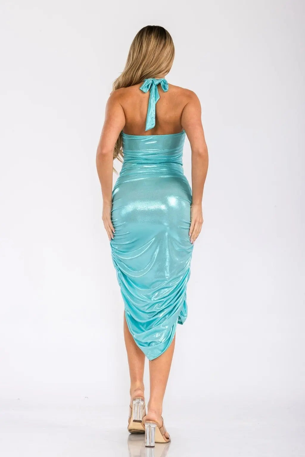 Laguna Twist Halter Midi Dress - Epicplacess