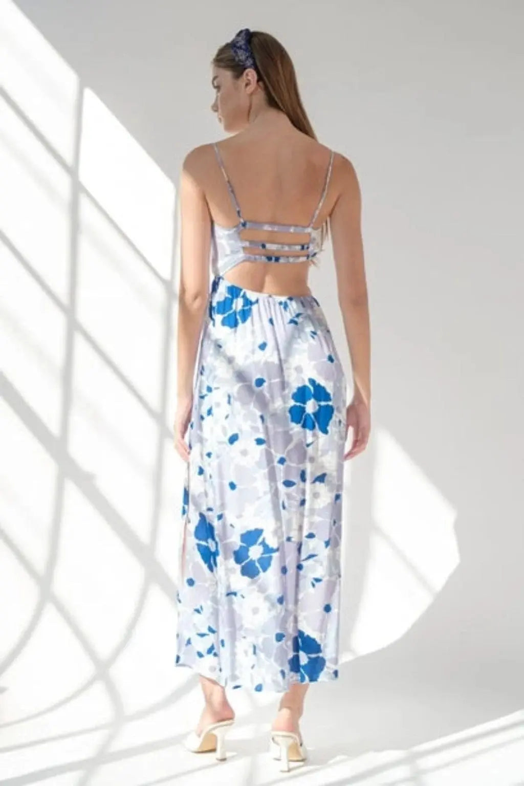 Show Some Skin Maxi Dress Blue Dress Epicplacess L Blue