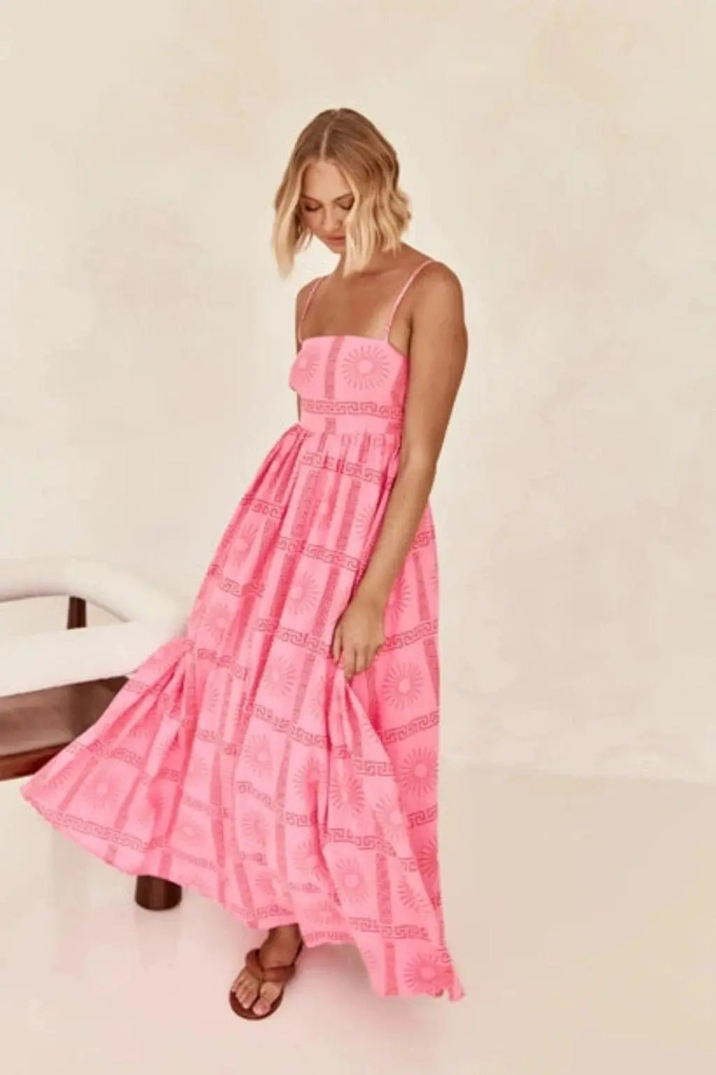 Ready for Outside Long Sundress Dress Dress Epicplacess S Pink