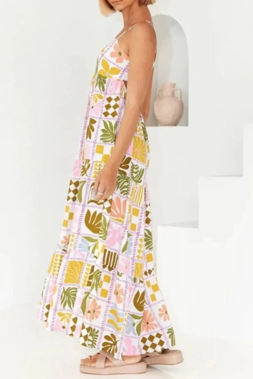 Ready for Outside Long Sundress Dress Dress Epicplacess M White