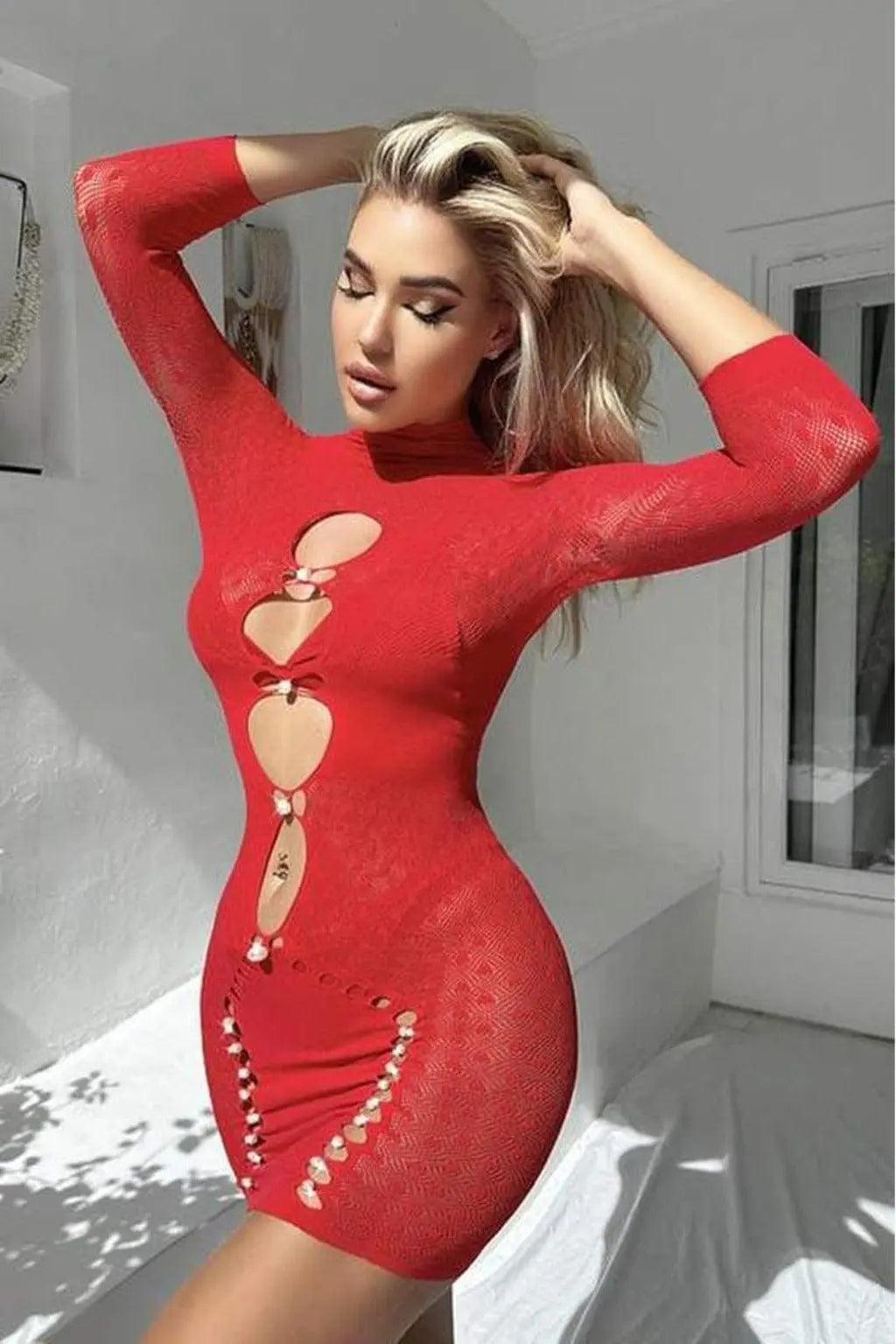 Read The Room Mesh Lace Mini Dress Dress Epicplacess