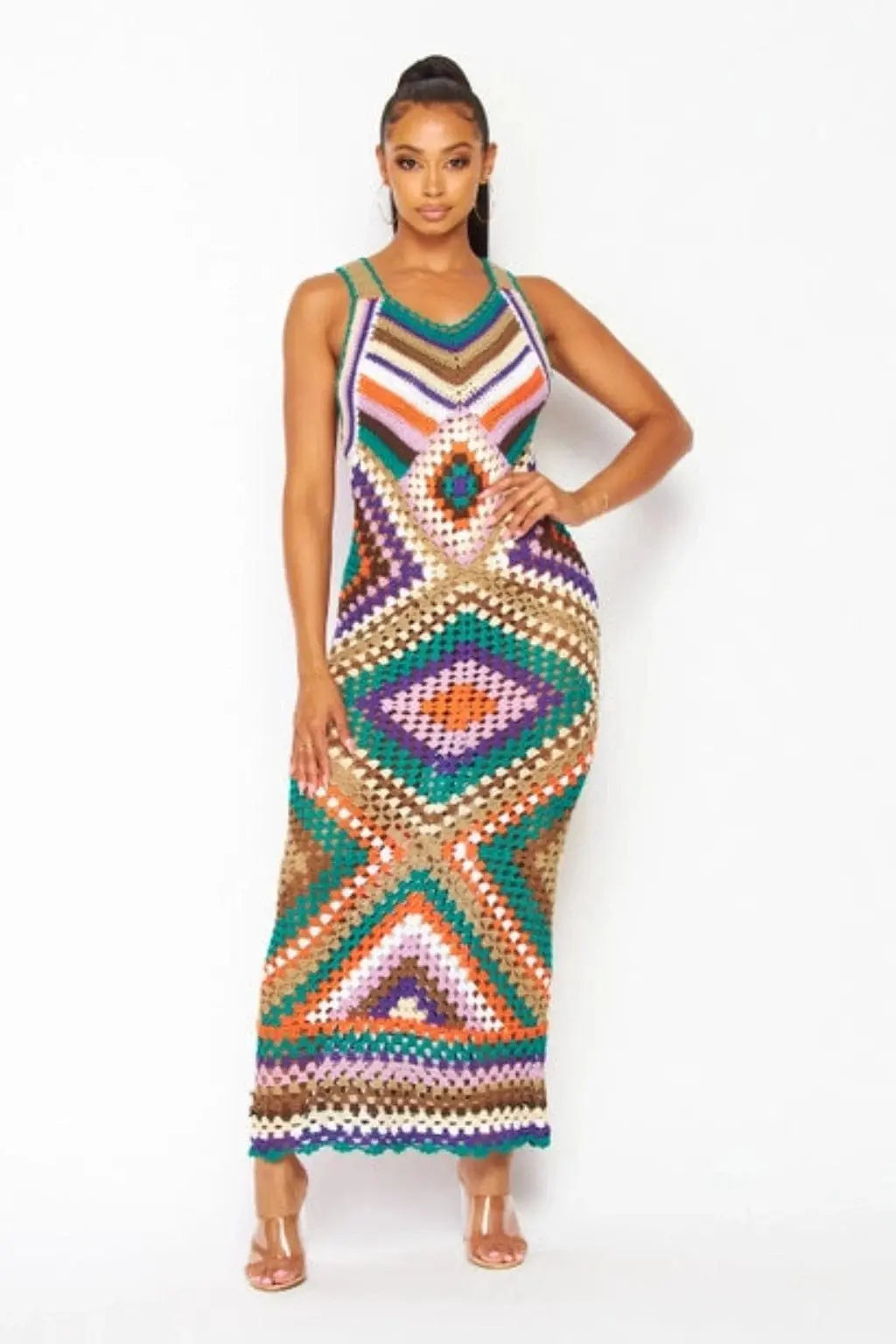 Dimond Knit Teal Maxi Dress Dress Epicplacess L Teal