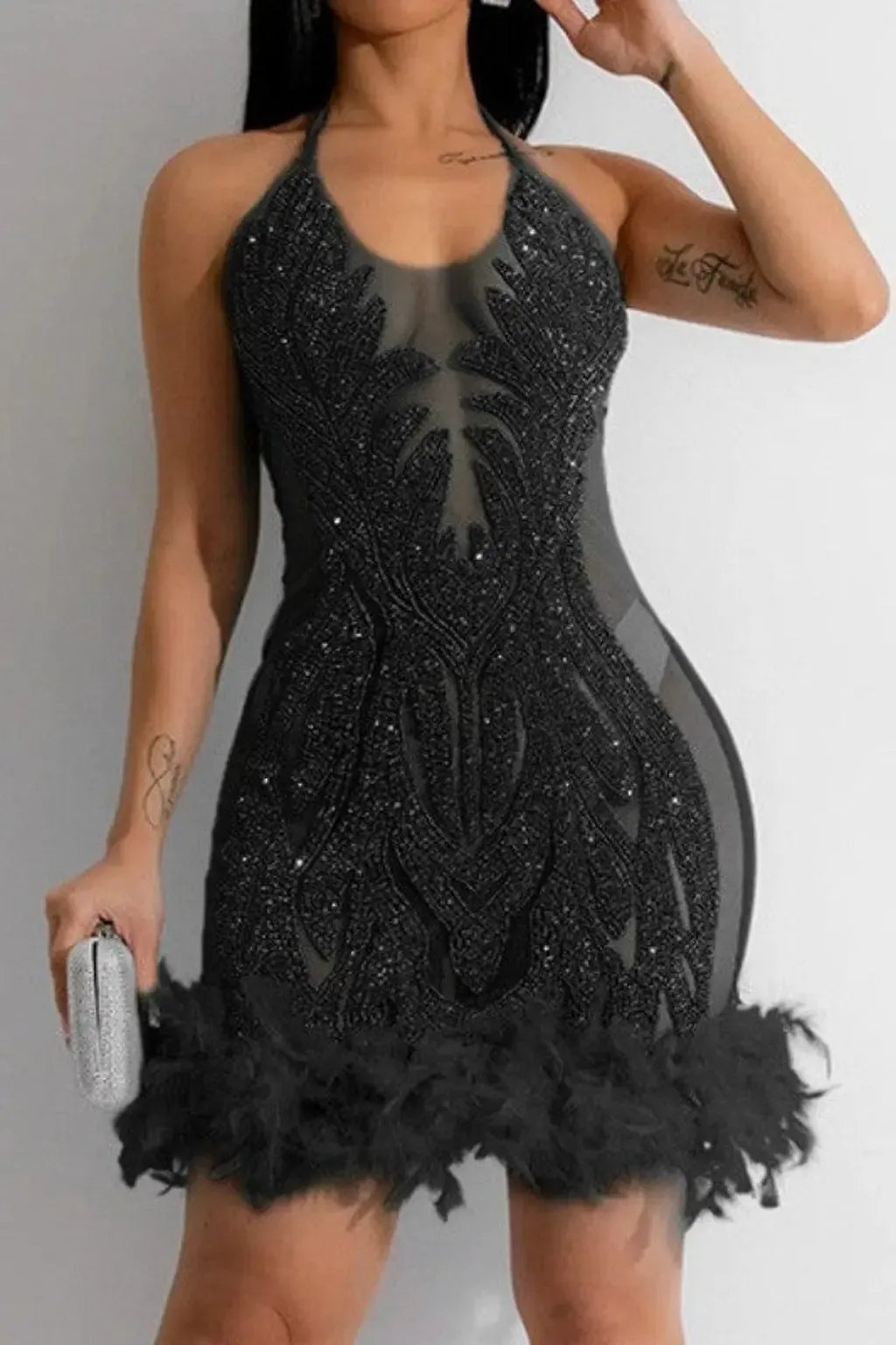 Turquoise dress side view - Epicplacess