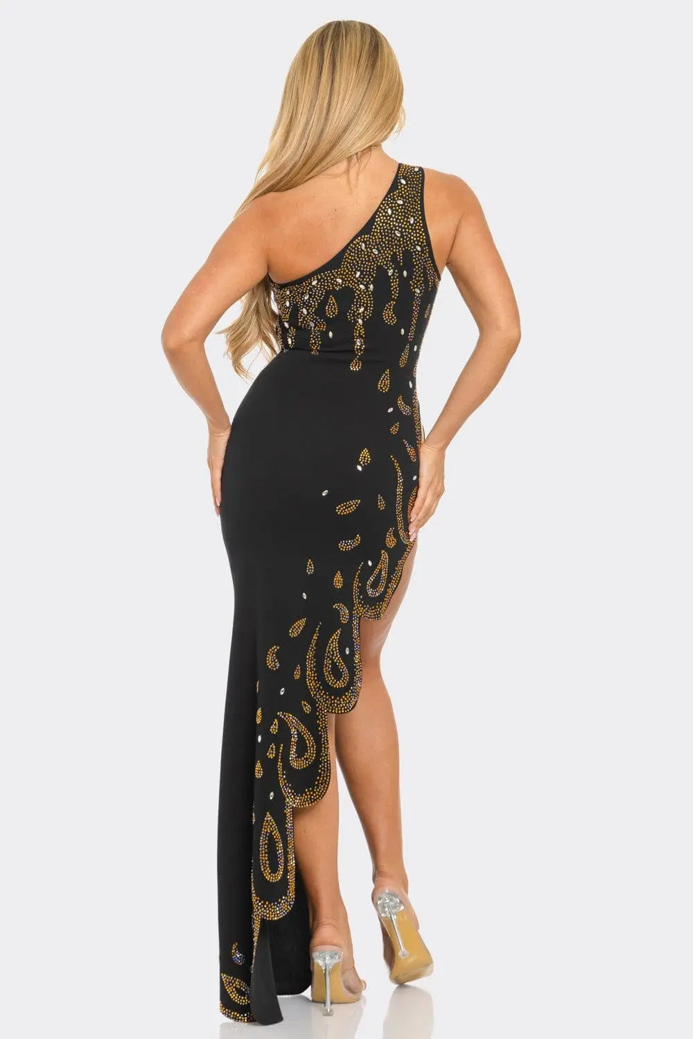Organza Crystals Crochet Maxi Dress - Epicplacess