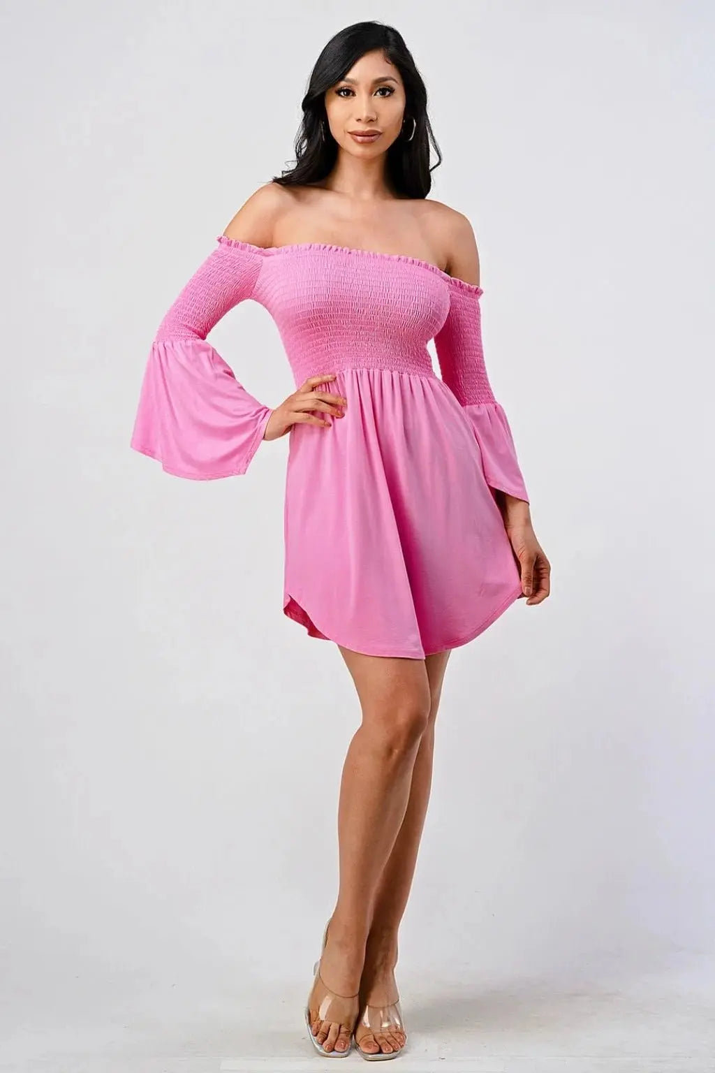 Sasha Off-Shoulder Mini Dress Yellow - Epicplacess