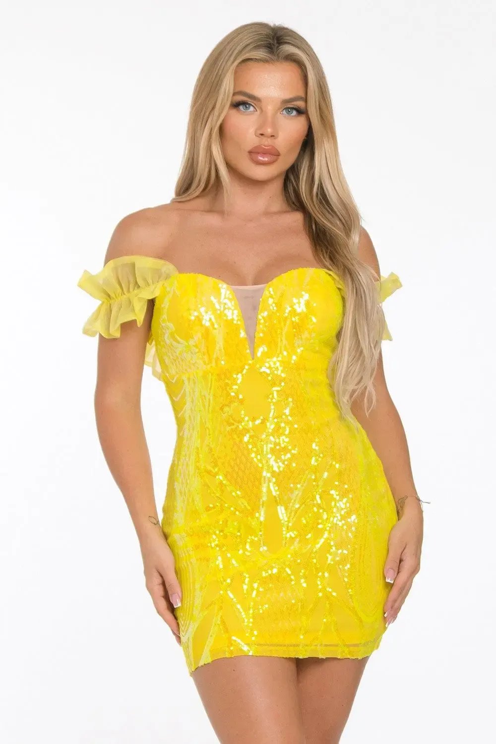 Sweet Baby sequin dress complete view - Epicplacess